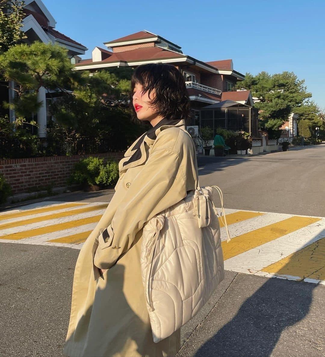 쿨한 단발@현아 데일리룩 🤎 이미지