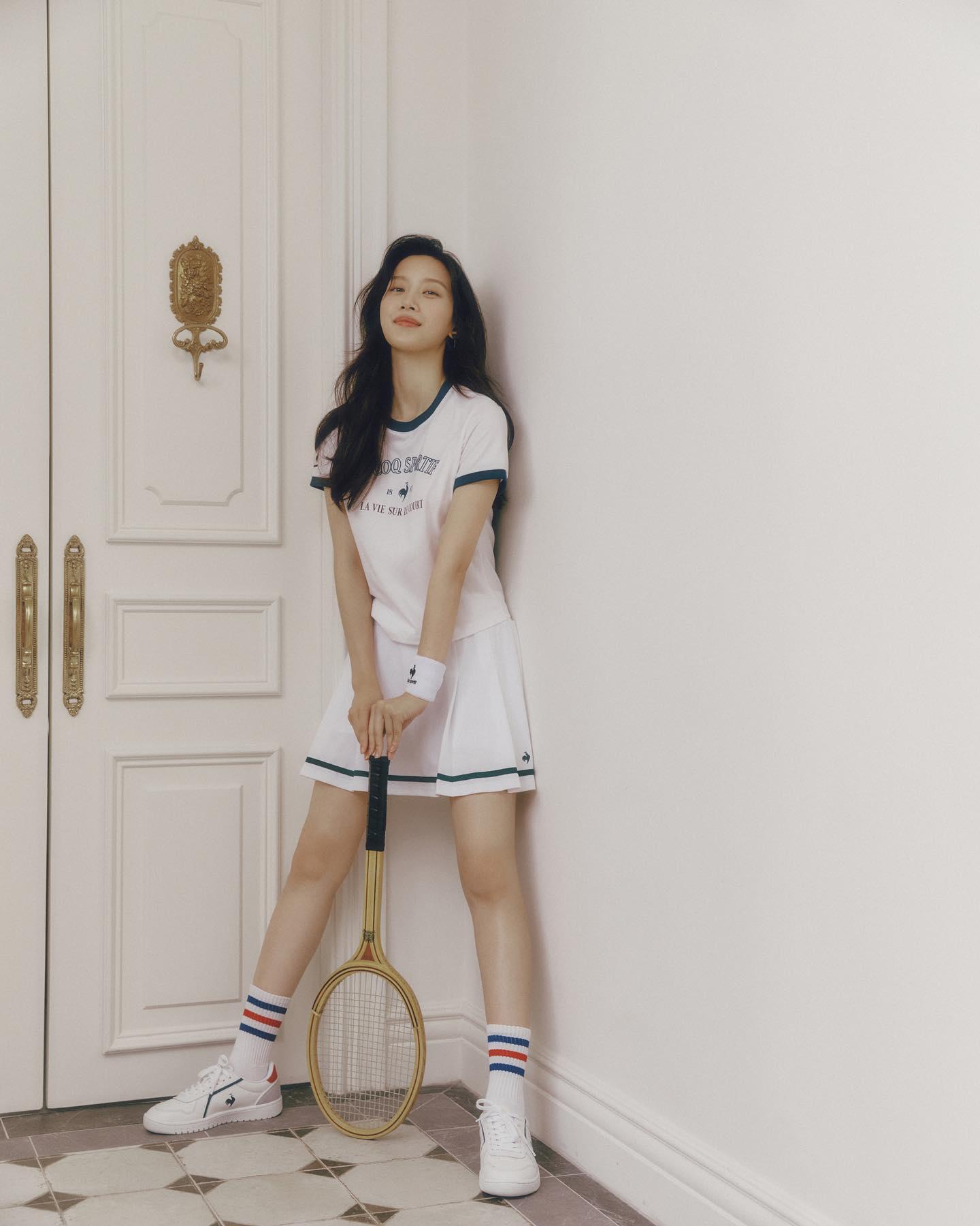 가영언니💚🤍프렌치 테니스룩
르꼬끄 x 문가영 22FW🎾🇫🇷고급진 테린이들 @모여 #광고 이미지2