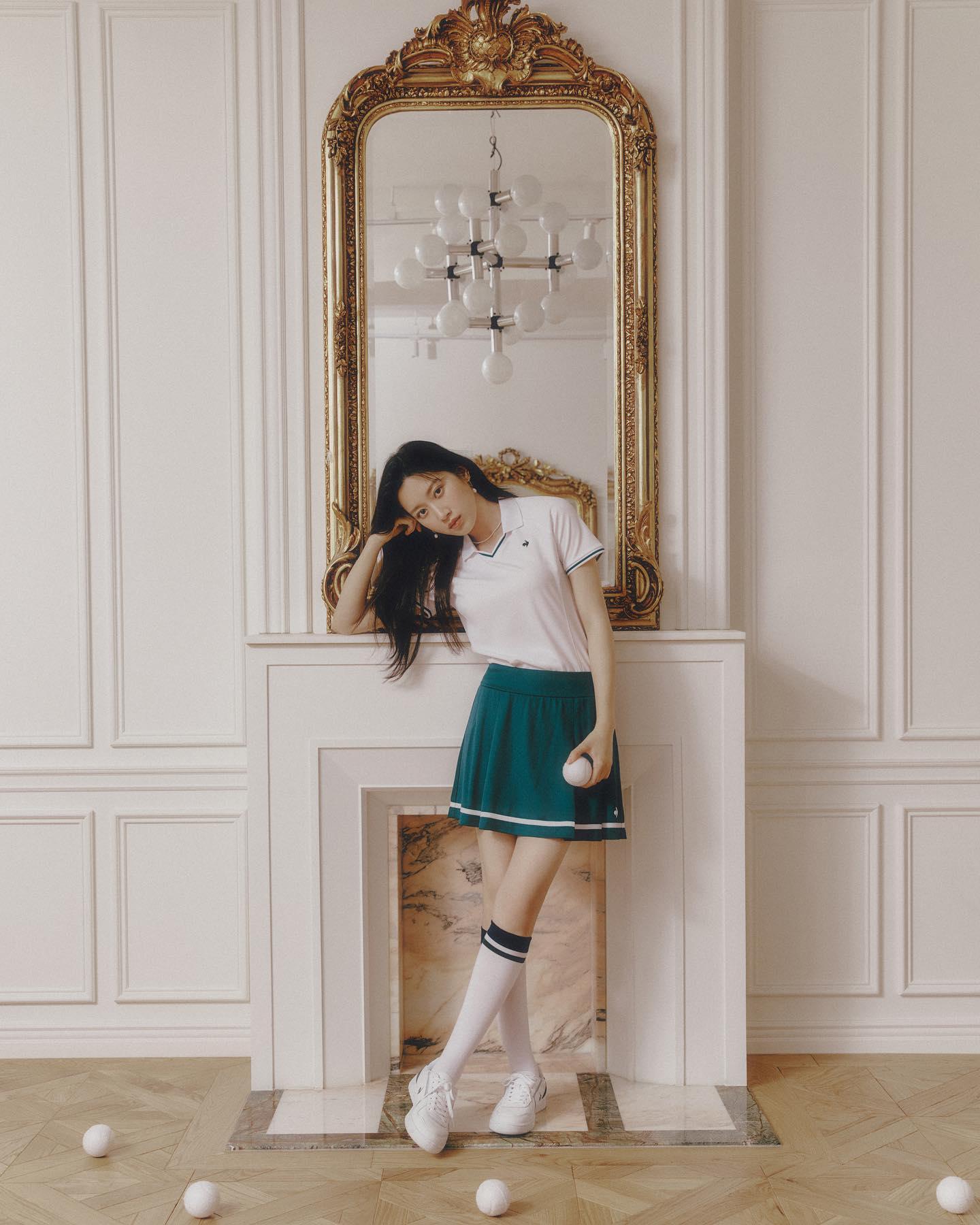 가영언니💚🤍프렌치 테니스룩
르꼬끄 x 문가영 22FW🎾🇫🇷고급진 테린이들 @모여 #광고 이미지8