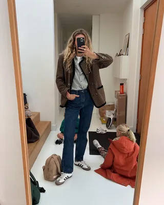 일자핏 데님으로 깔끔하게👖🤍 이미지