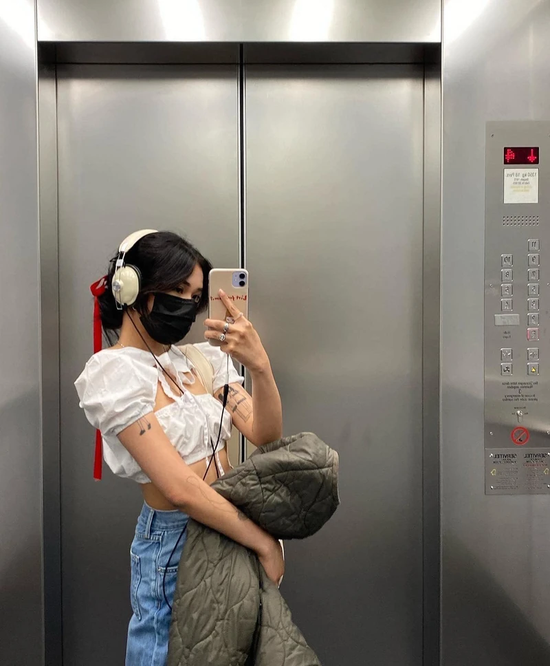 귀엽게 퍼프 슬리브🥰🤍 이미지2
