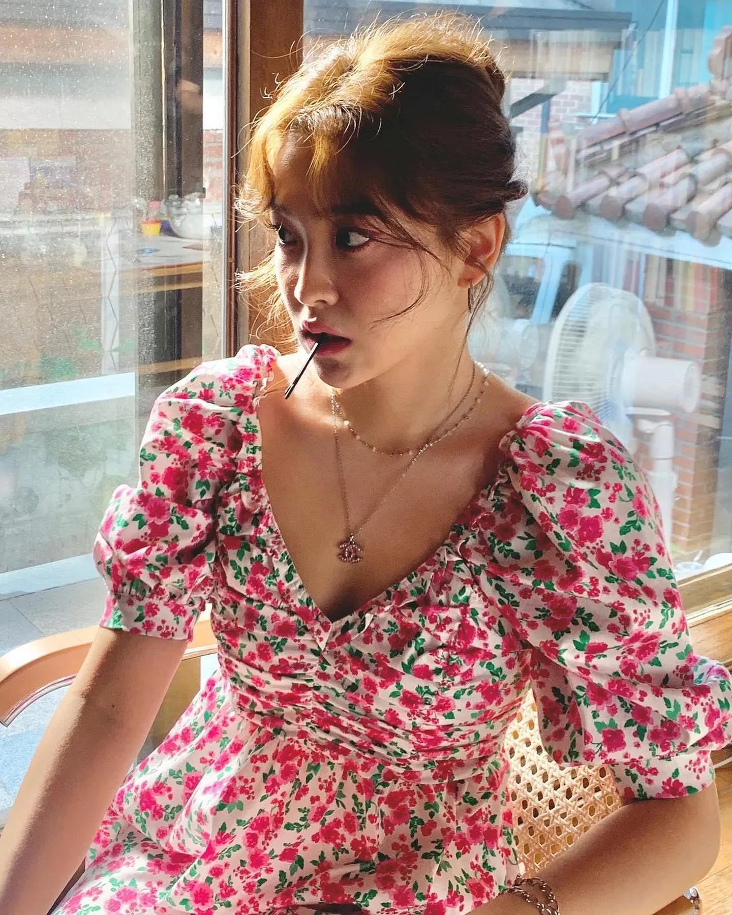 러블리한 퍼프 슬리브 원피스👗 이미지2