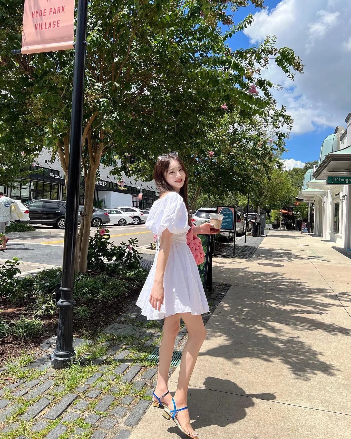 러블리한 퍼프 슬리브 원피스👗 이미지7