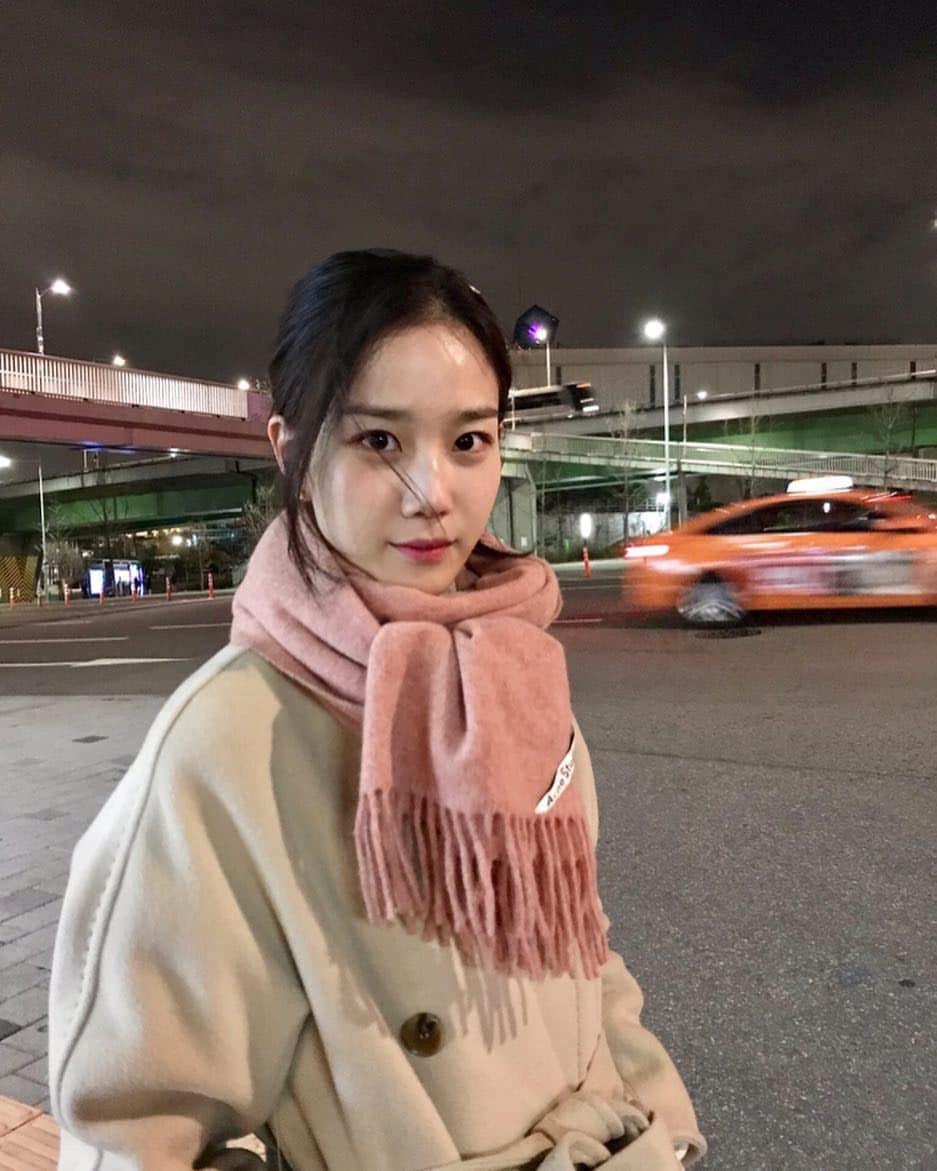 따뜻하게 핑크 머플러 @어때💗 이미지