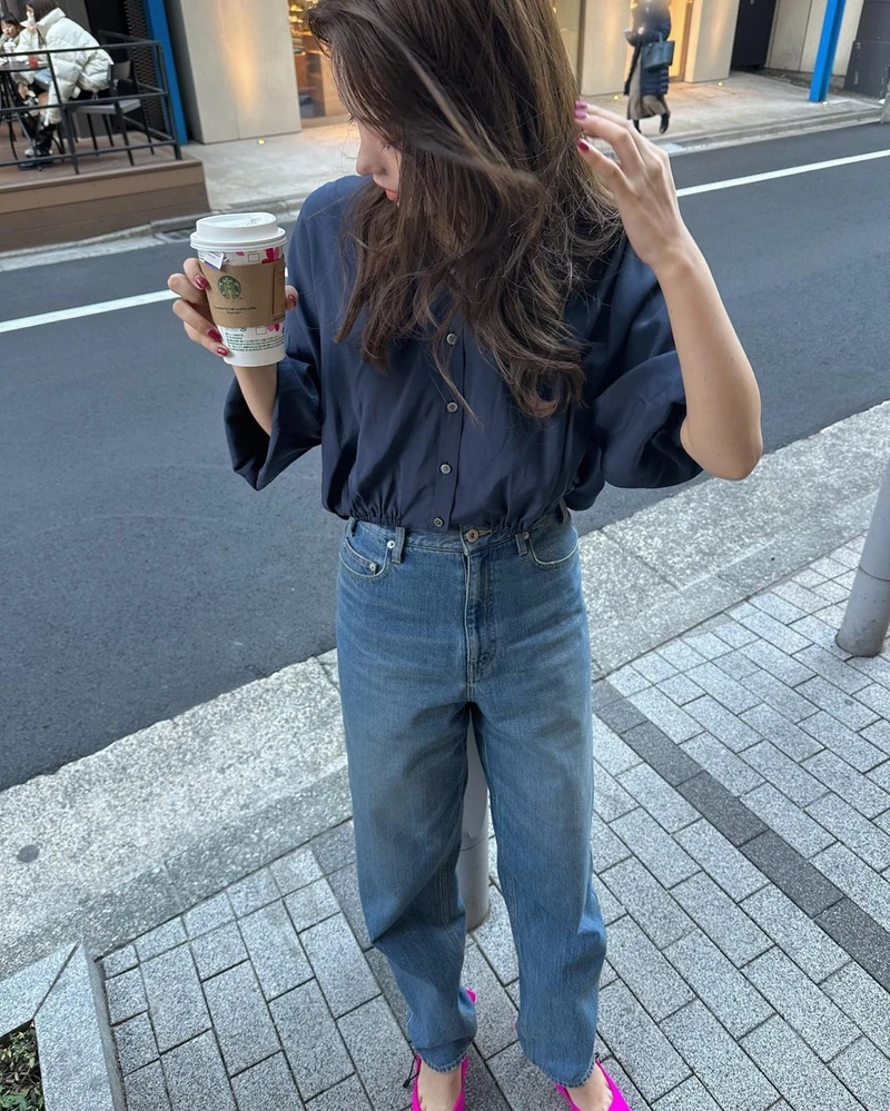 봄과 어울리는 컬러 셔츠 코디🌸 이미지2