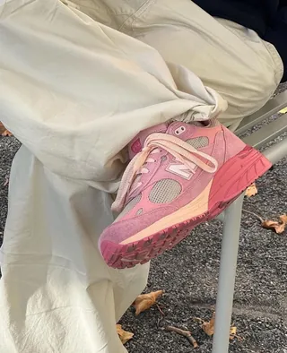 핑크로 확실하게 포인트주기💗👟 이미지