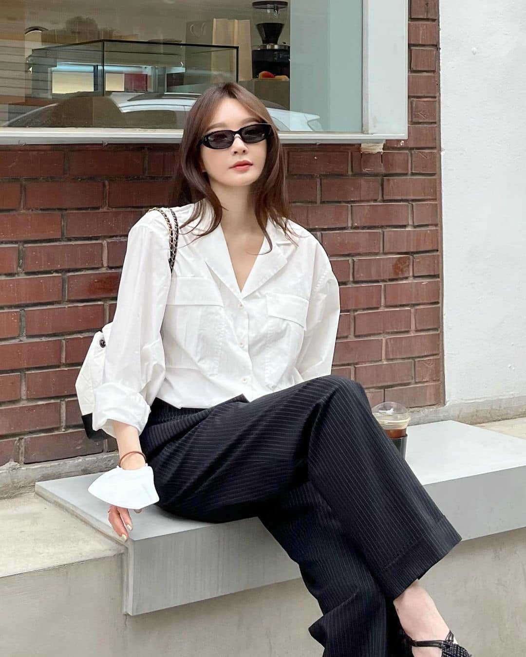 셔츠 하나면 코디 뚝딱🤍 이미지