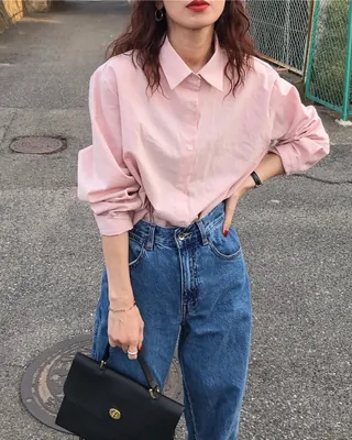 봄과 어울리는 컬러 셔츠 코디🌸 이미지