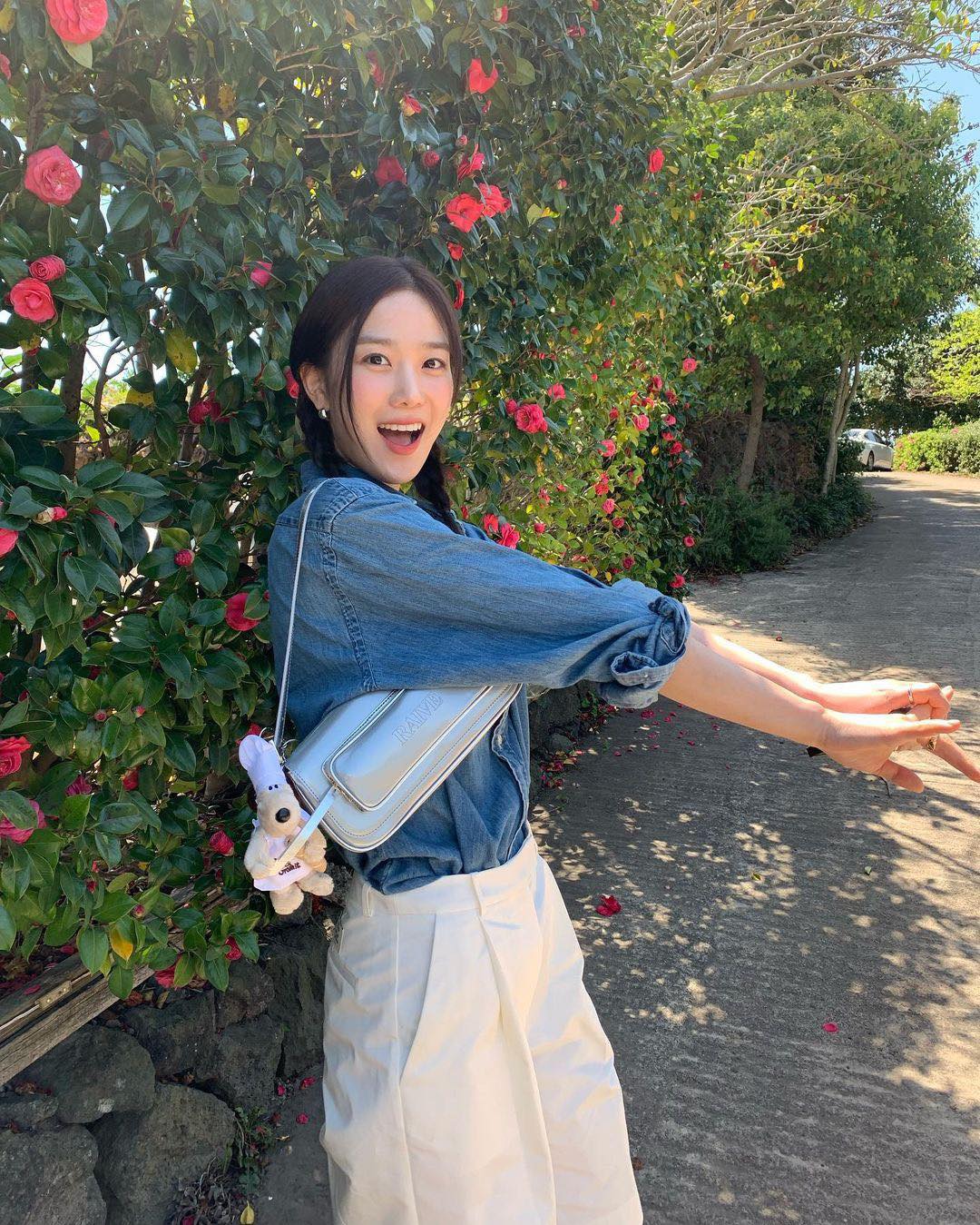 가방에 포인트하기🧸❤️인형 키링 이미지