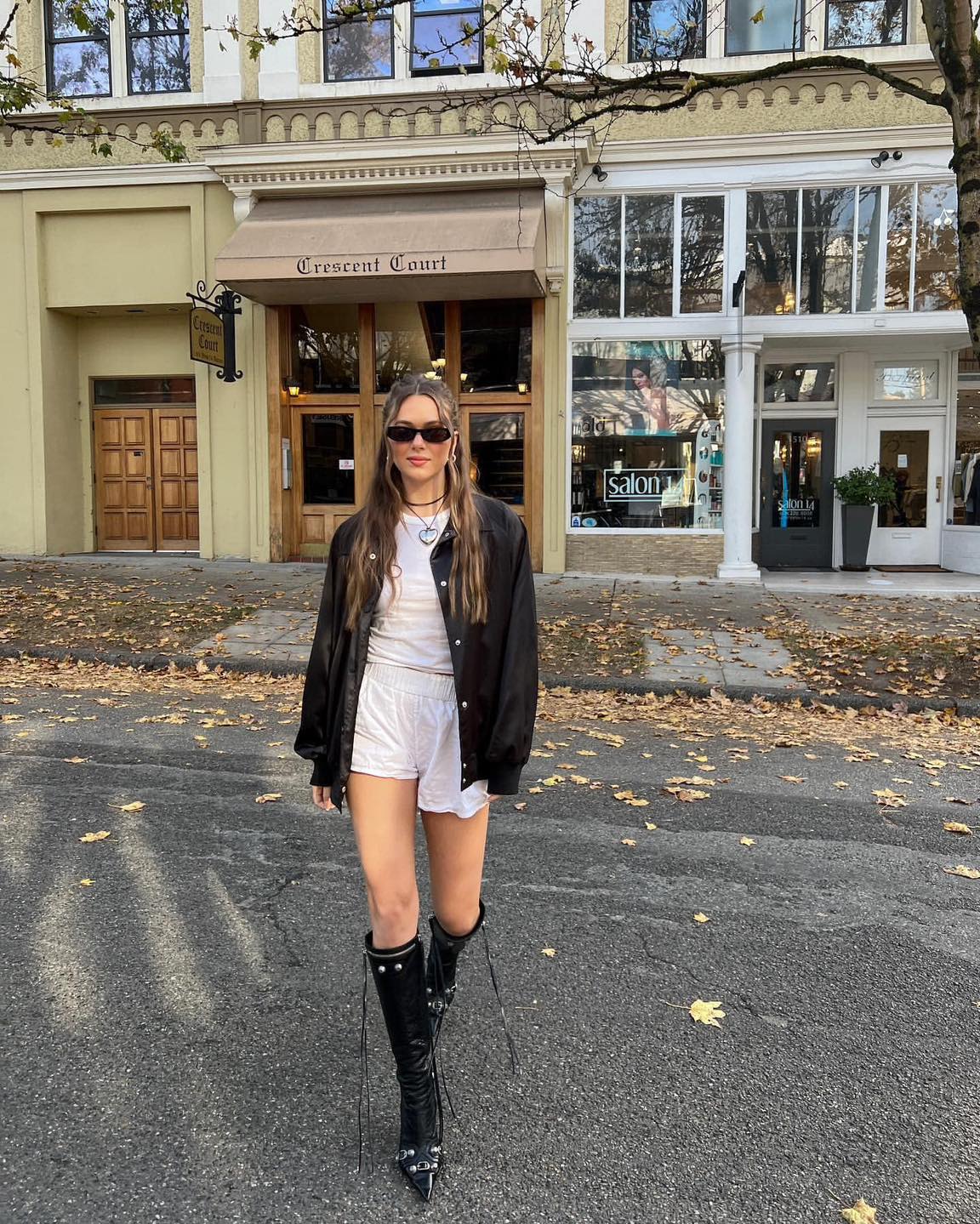 여름까지 롱부츠 반바지 코디📌 이미지