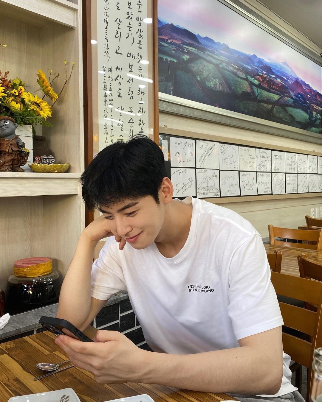 스타일도 완벽한 차은우 남친룩😍​ 이미지6