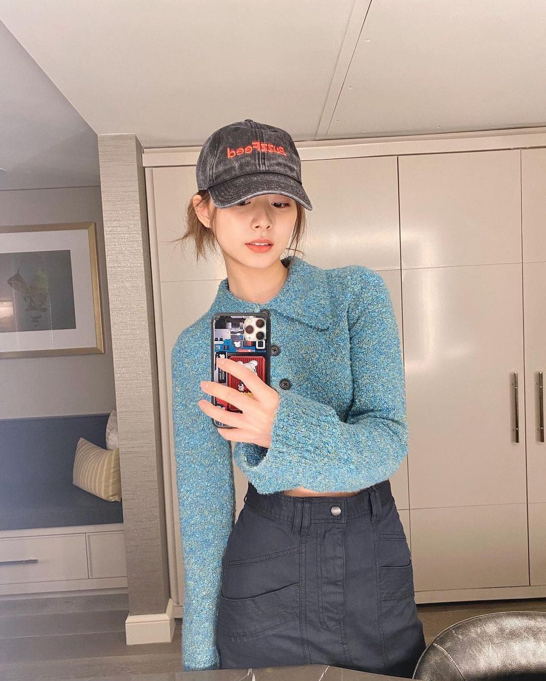 데님 모자로 힙한 무드 UP💙🧢 이미지2