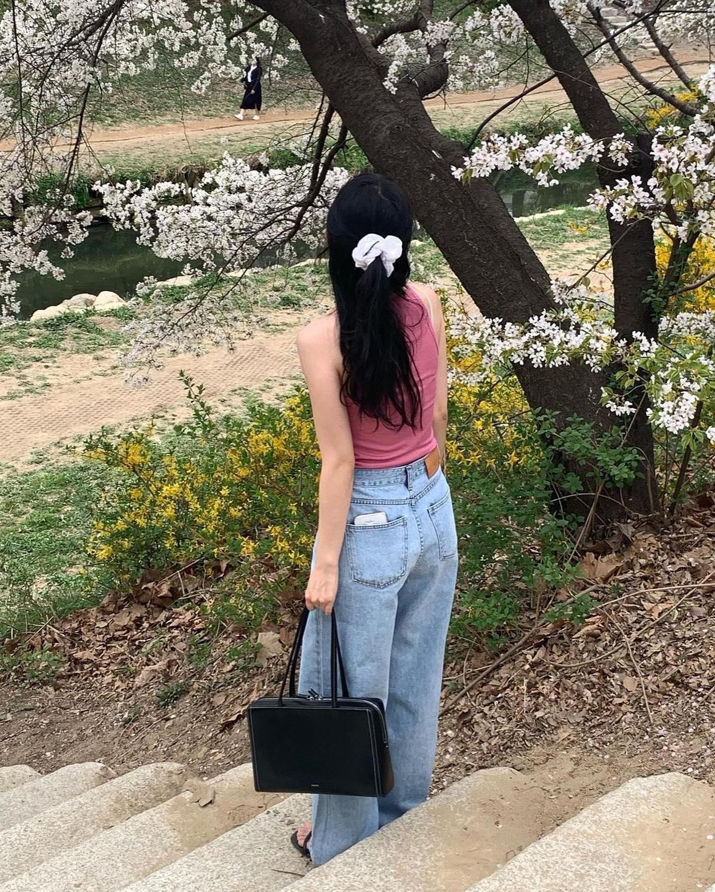 보부상 숄더💚🤍포스트백 미디움 이미지8