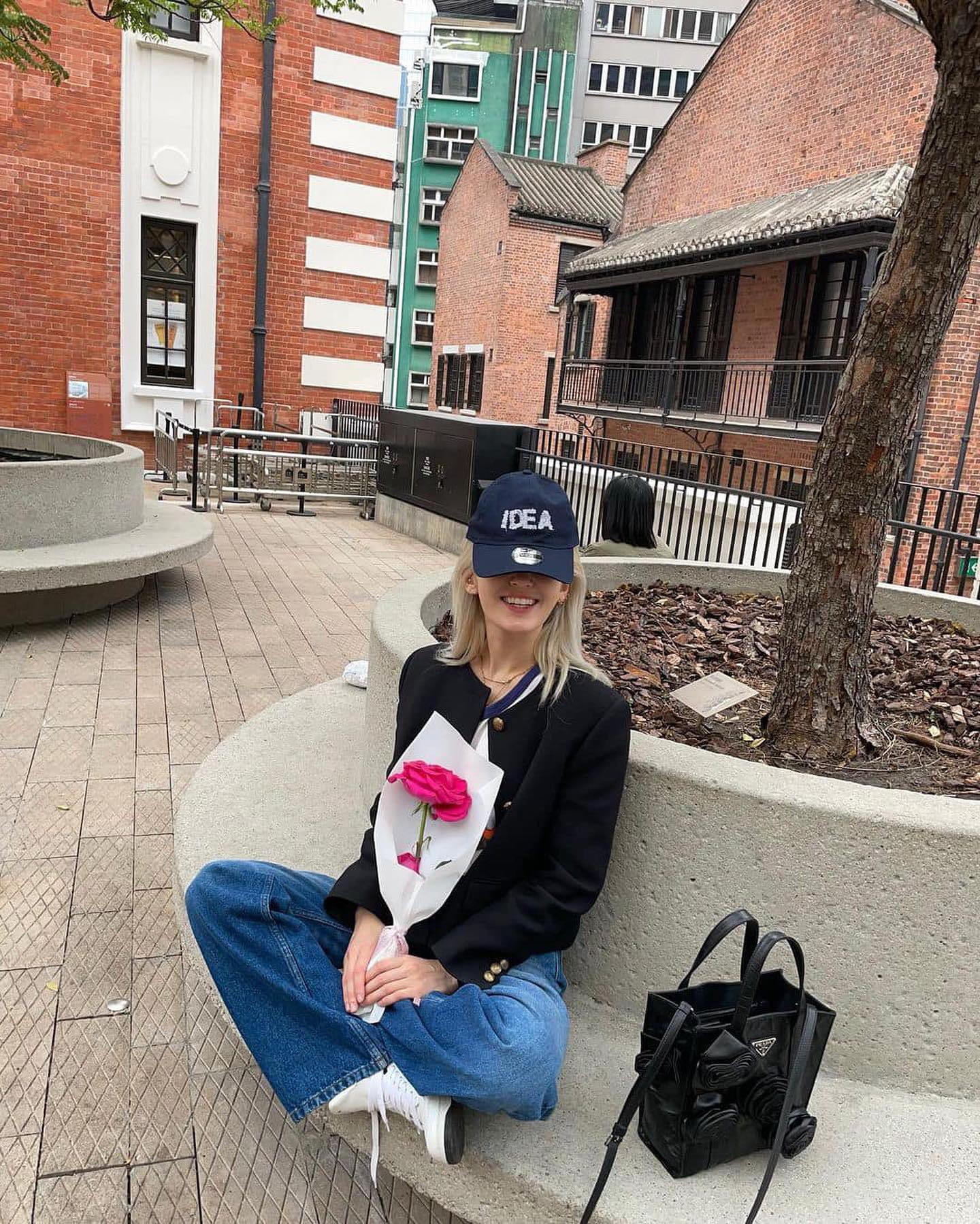 언니들 볼캡룩 어때🧢❤️ 이미지