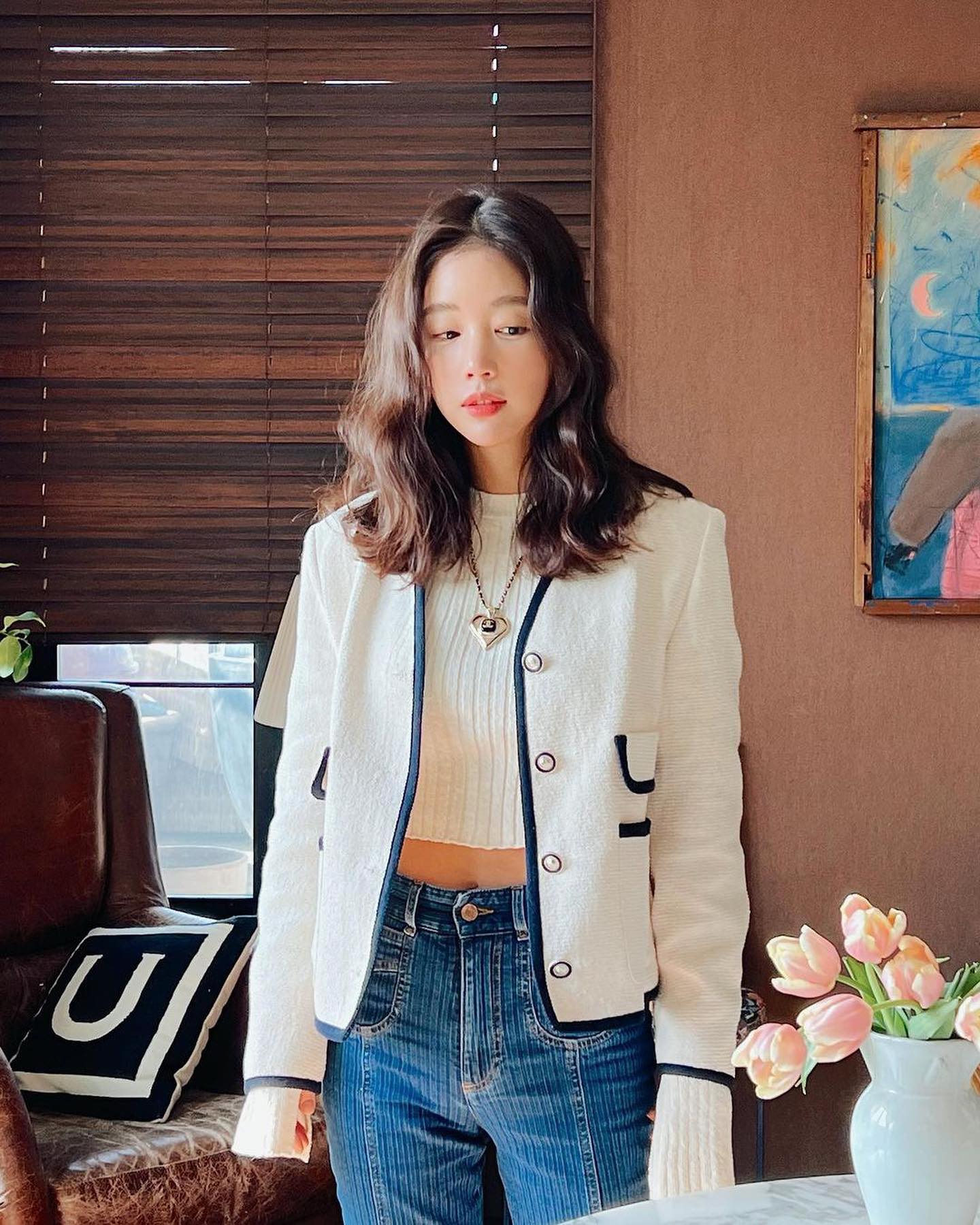 🌸봄 트위드 데님과 함께해👖 이미지