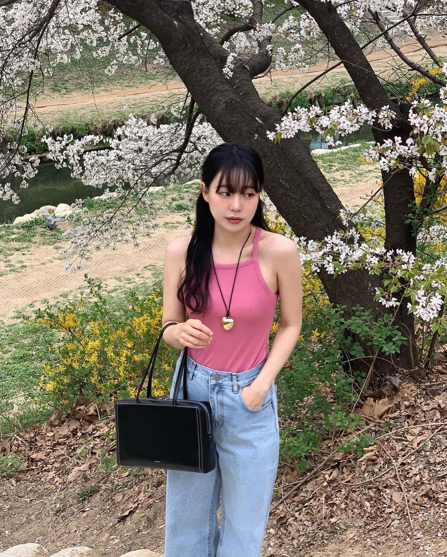 보부상 숄더💚🤍포스트백 미디움 이미지3