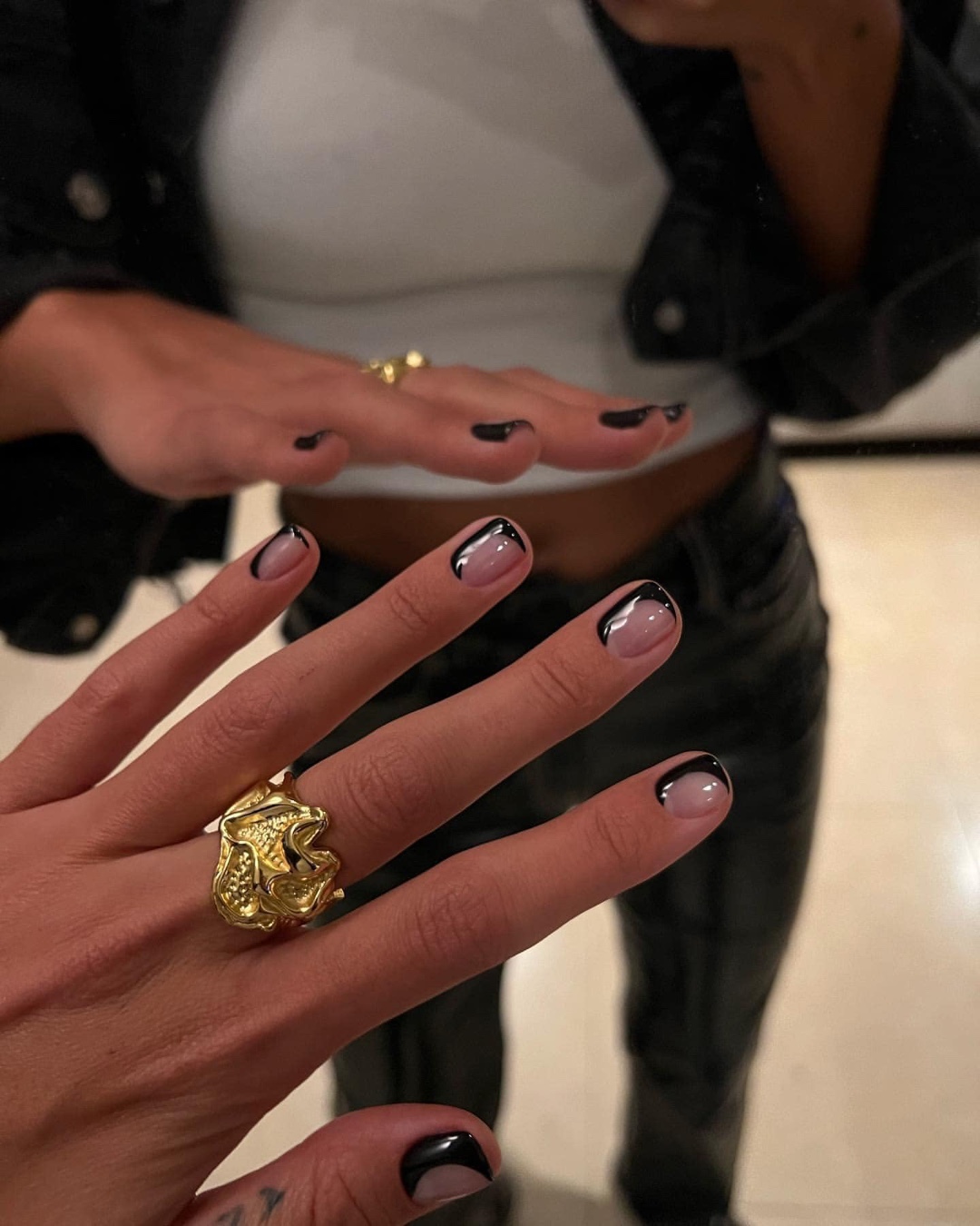 짧은 네일 이렇게 해볼까💅🏻🌈​ 이미지