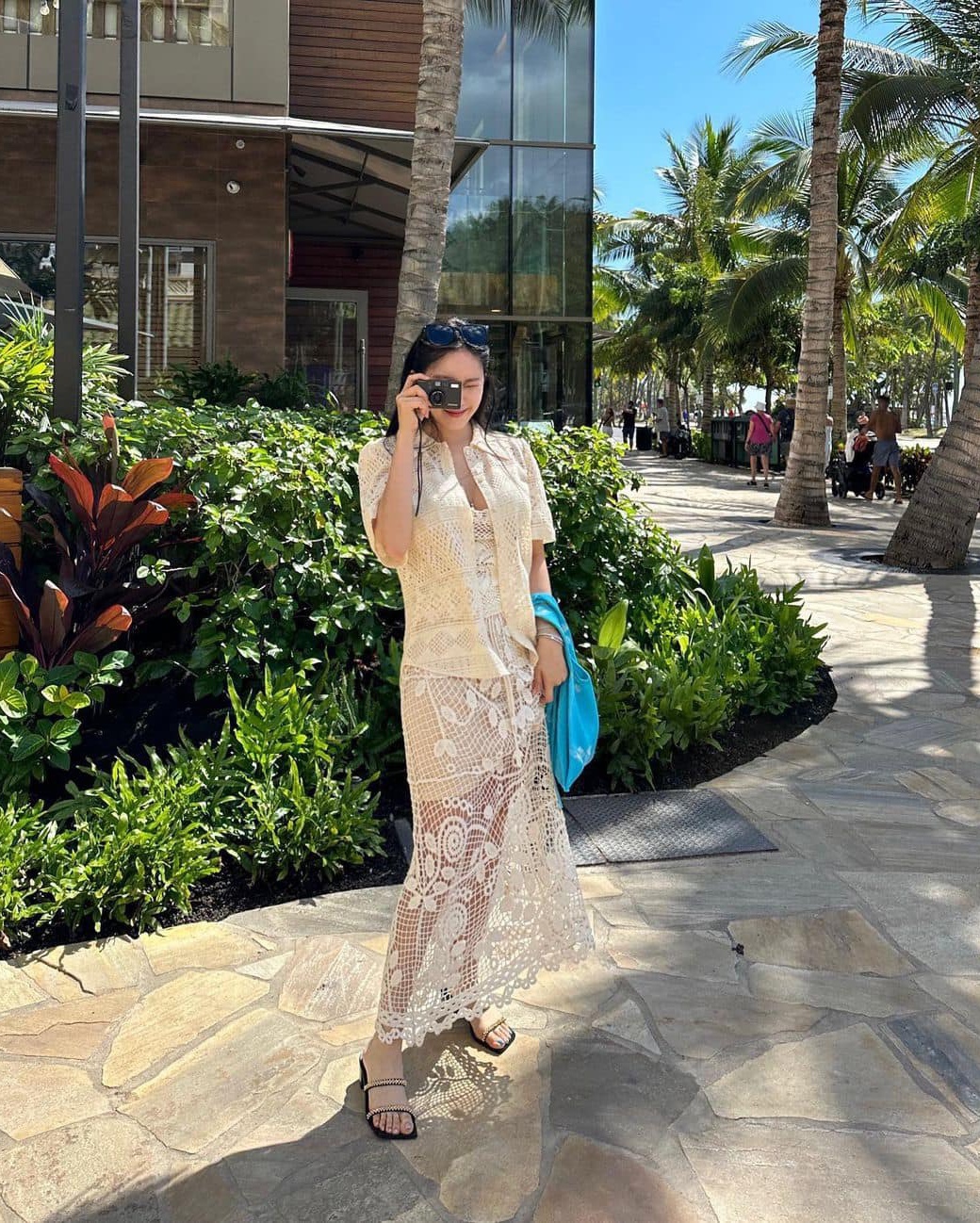 효민언니의 하와이 여행룩🏝️💜​ 이미지3