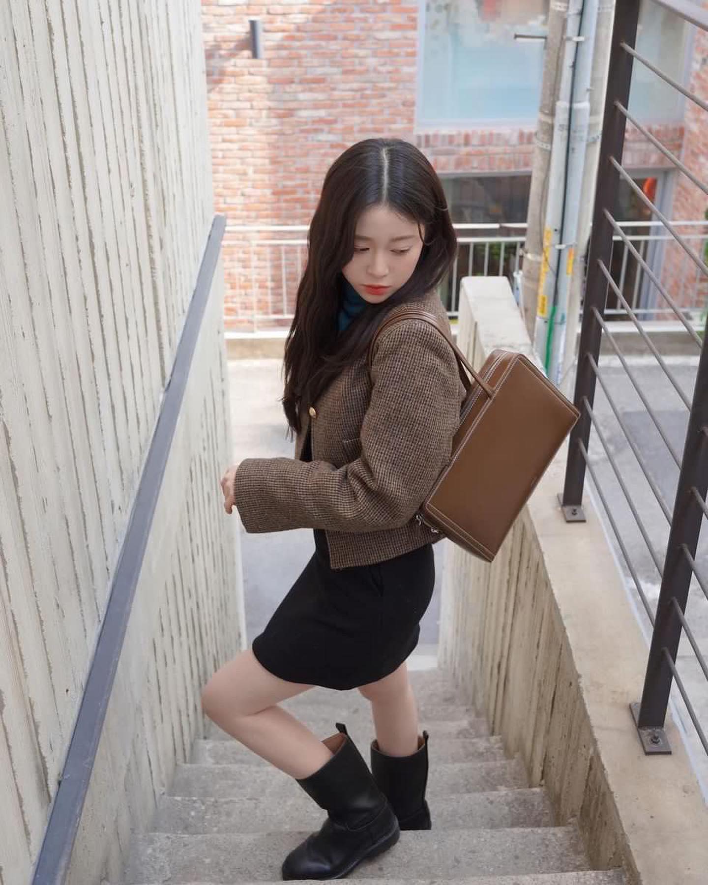 보부상 숄더💚🤍포스트백 미디움 이미지10