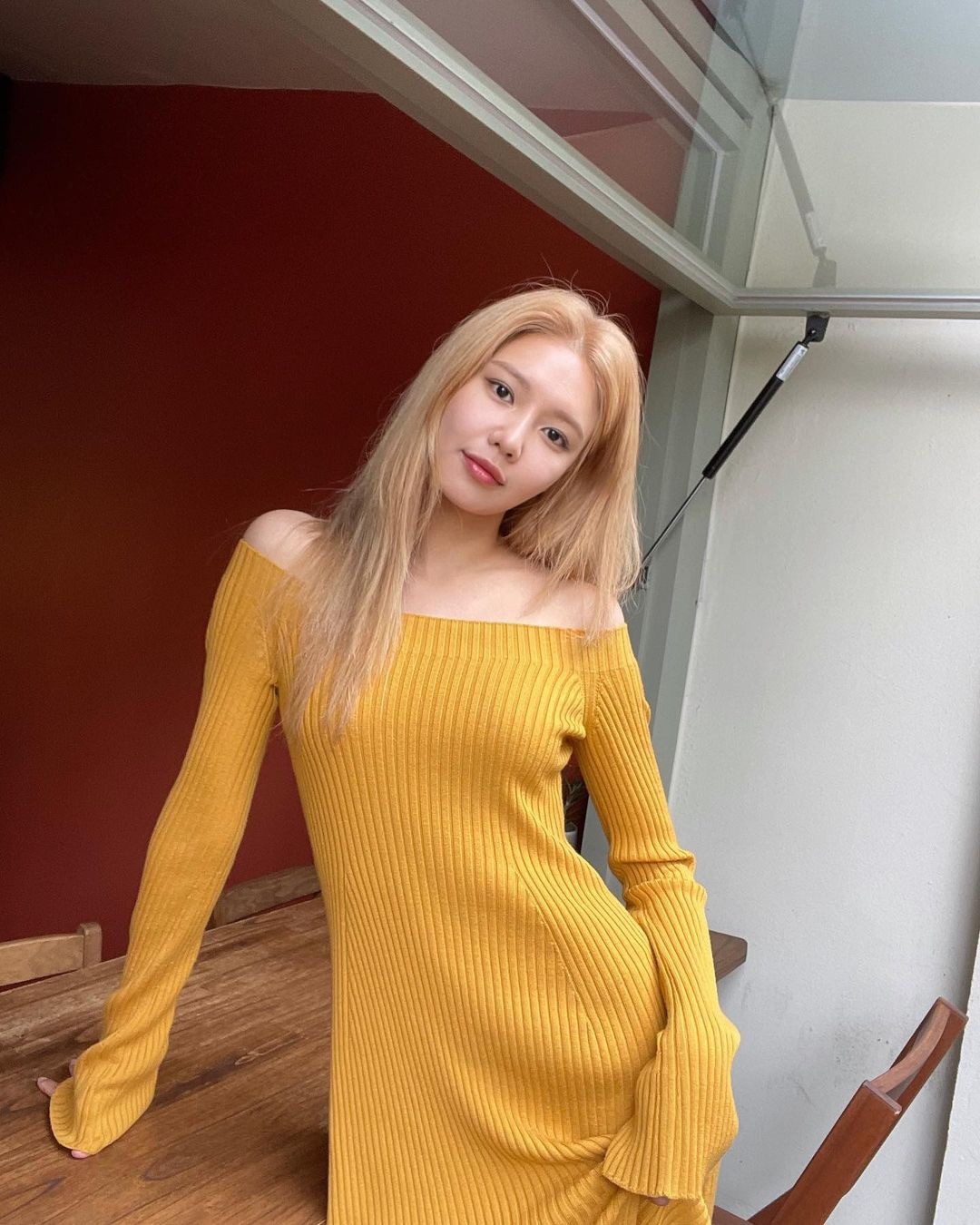 핏이 생명😍🖤니트원피스 코디​ 이미지6