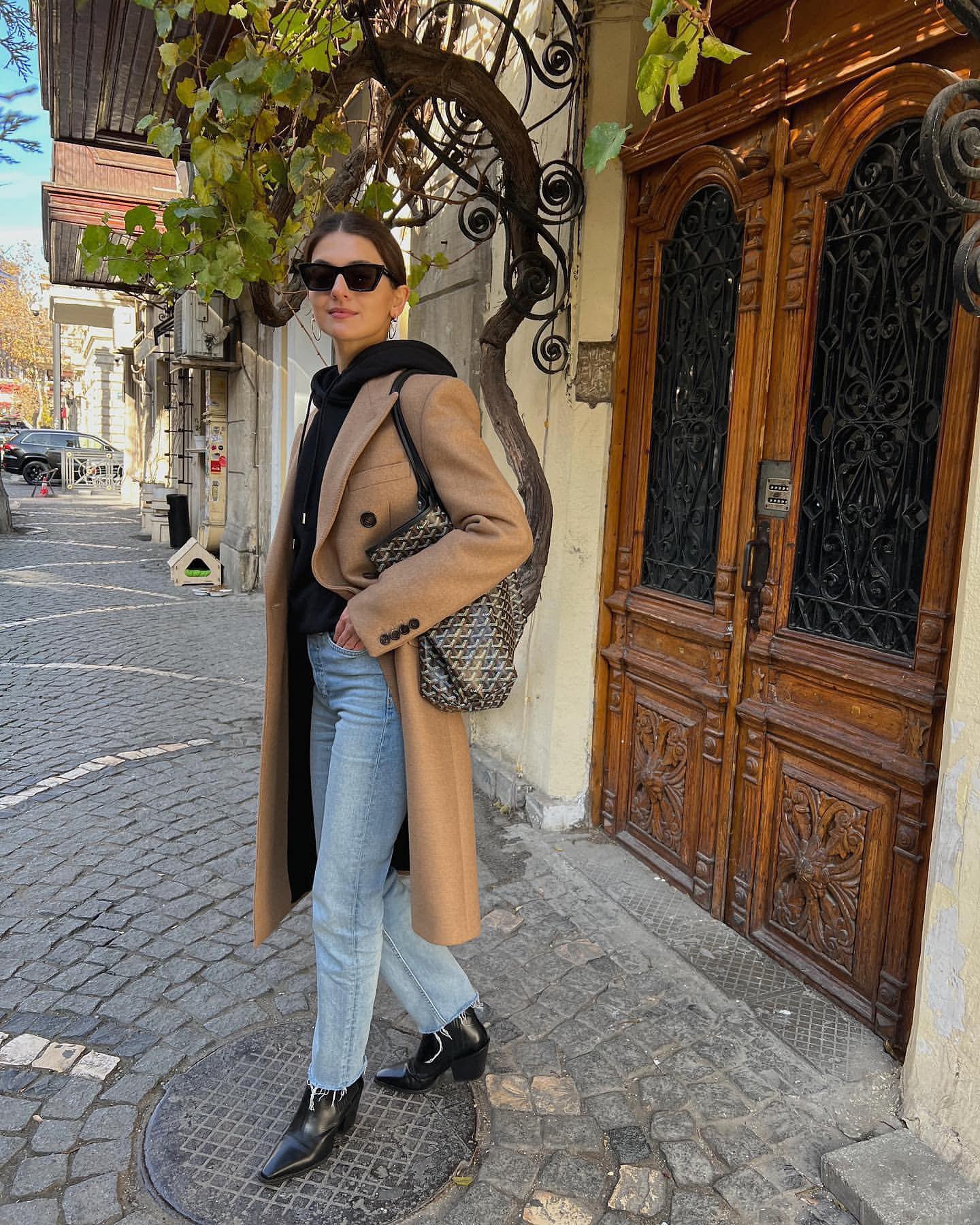 심플하게🙌🏻 롱코트에 데님🧥👖 이미지