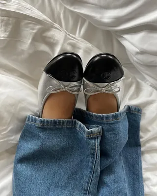 봄 맞이할 준비🌷🖤샤넬 플랫슈즈 이미지
