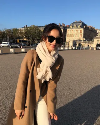 코트에 찰떡인 목도리 조합🧣💛 이미지