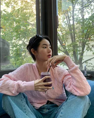 봄에는 폴로 꽈배기 가디건🐎🌸 이미지