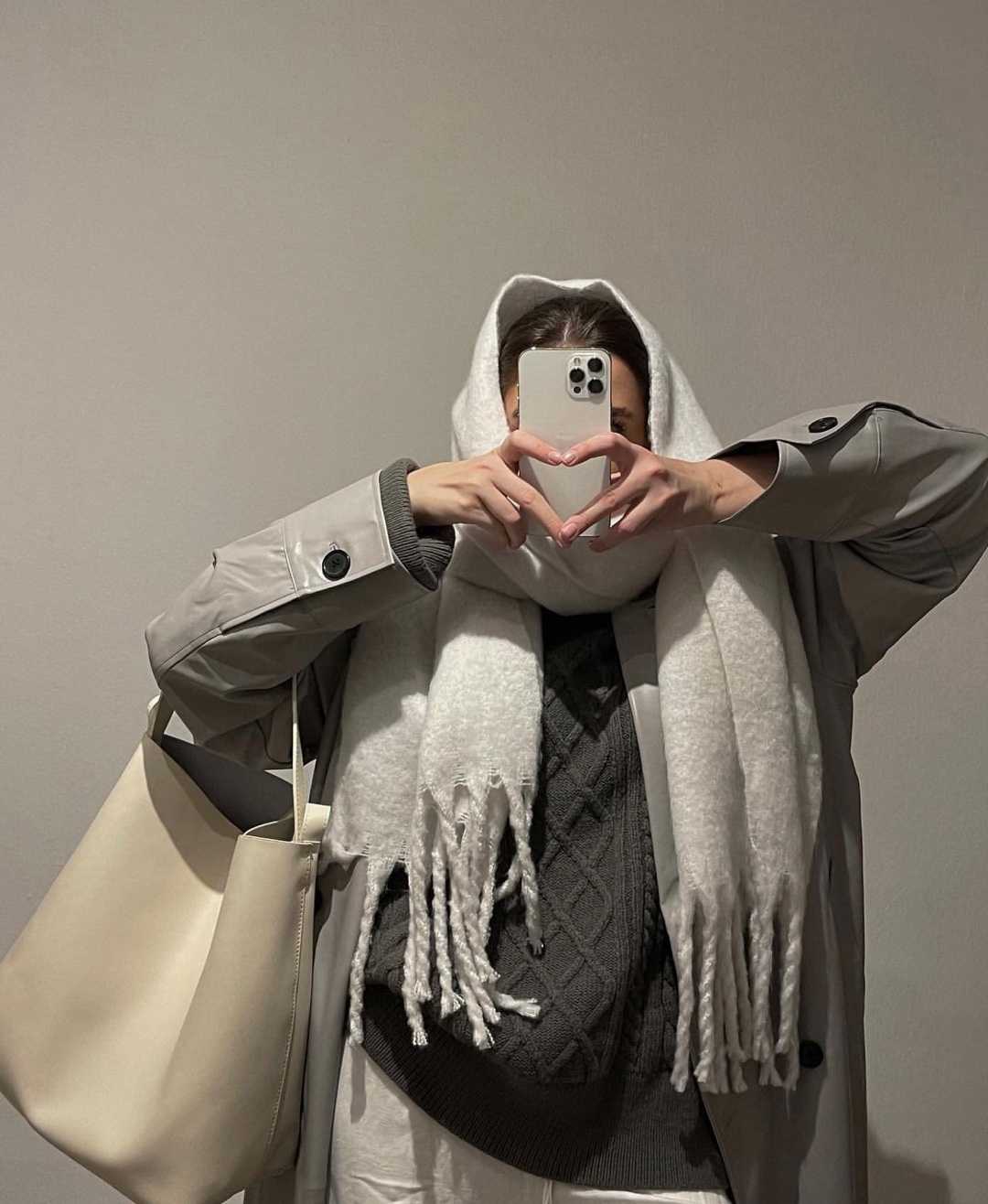 바라클라바 없으면 목도리로🧣🫶🏻 이미지