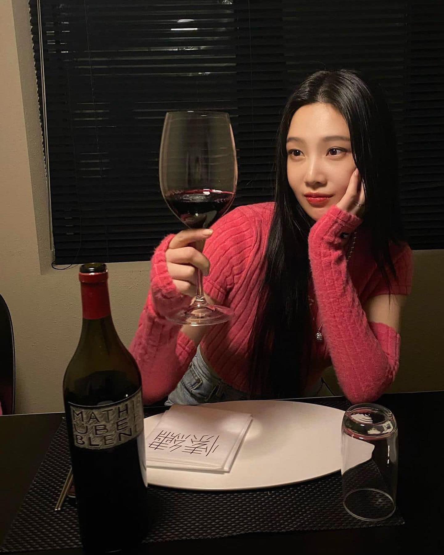 발렌타인 데이를 위한 핑크니트🍬 이미지