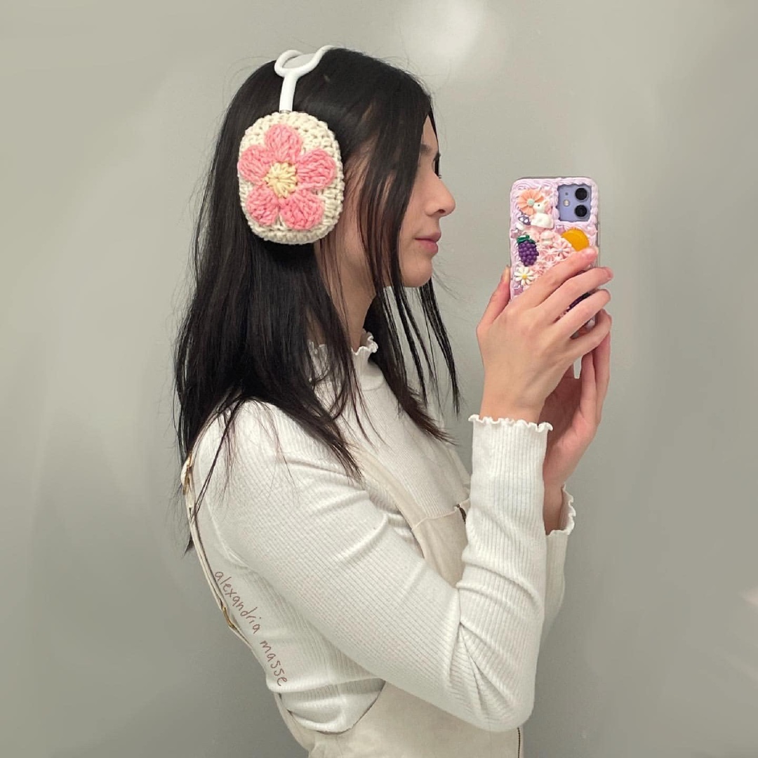 에어팟맥스도 크로셰 입혀줘🧶🎧​ 이미지