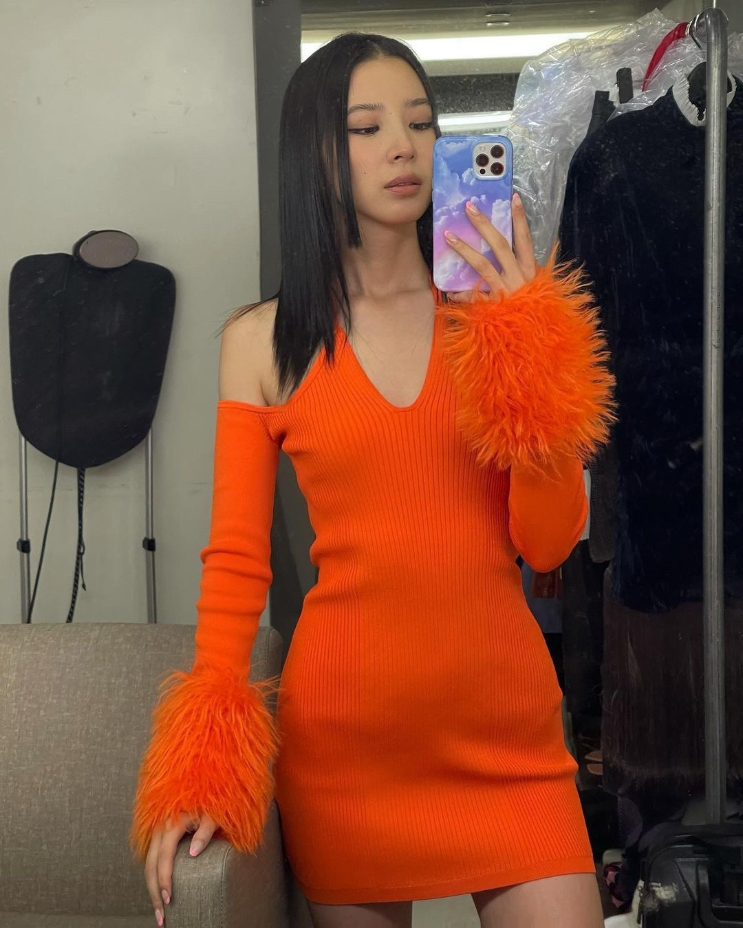 핏이 생명😍🖤니트원피스 코디​ 이미지7