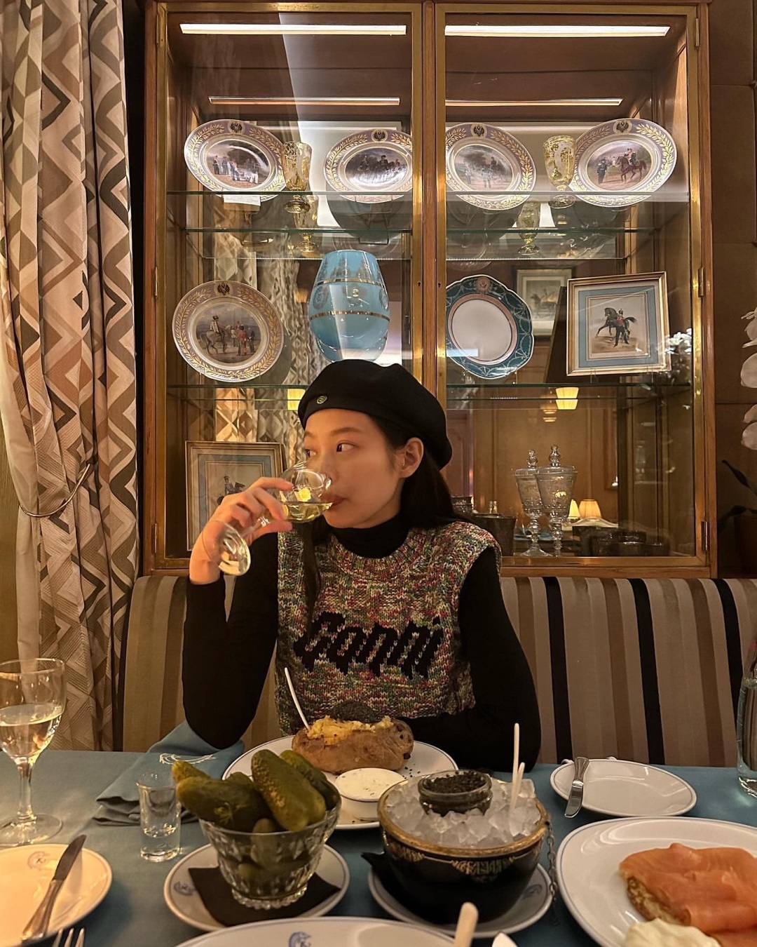 가니 니트베스트로 레이어드🌈🖤​ 이미지