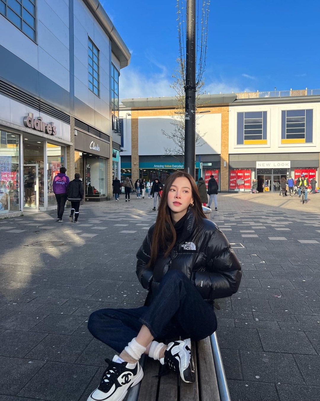다시 추워진 날씨🥶 블랙패딩🖤​ 이미지