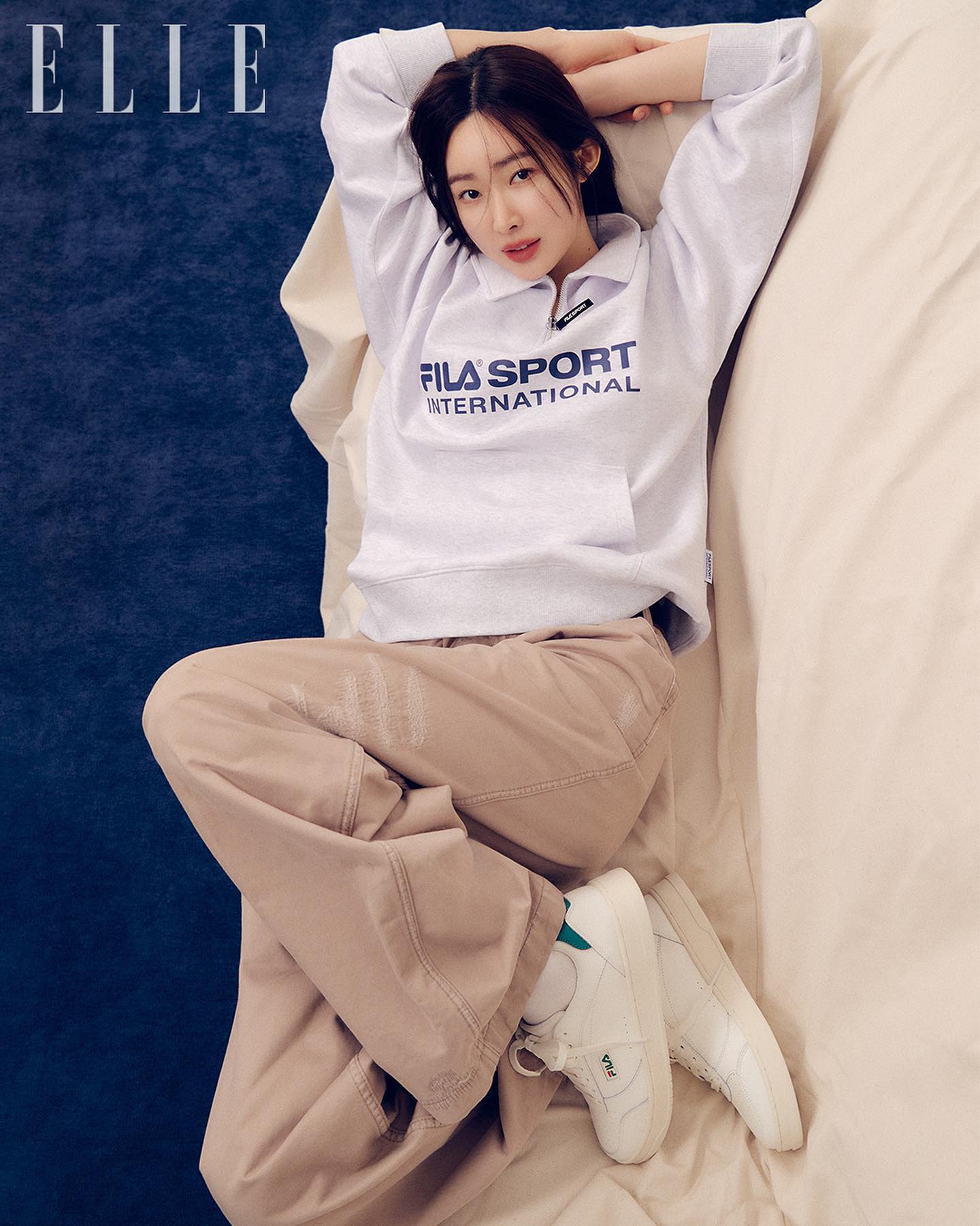정원언니 슈즈룩🤍💚@예쁘당
꾸안꾸 코디로 딱이야👟🎾휠라 타르가 클래식 #광고 이미지
