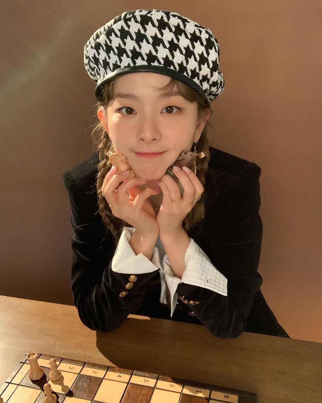 베레모로 귀엽게 코디하기🎩🤍​ 이미지