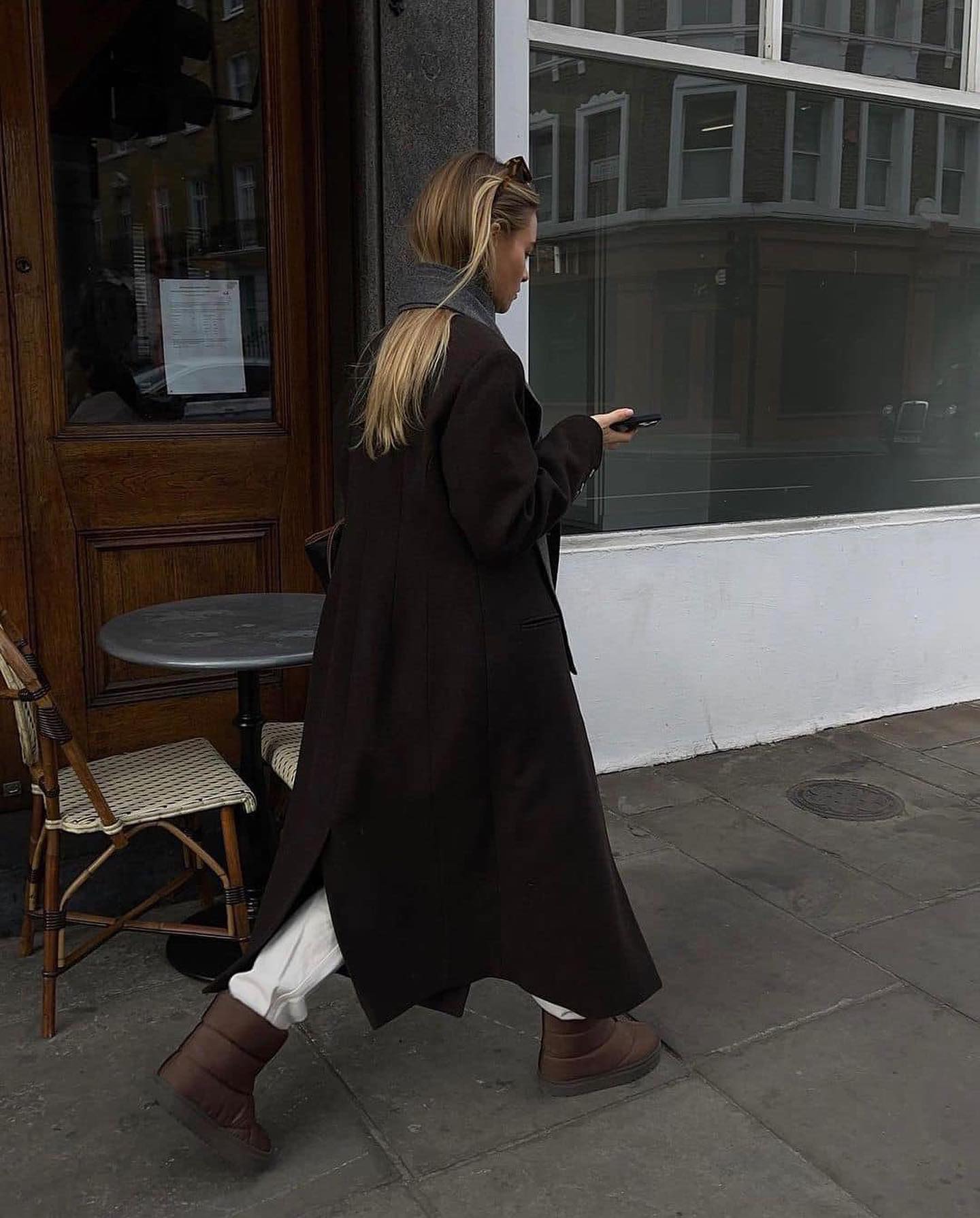 심플한데 멋져@롱코트 입기🖤 이미지