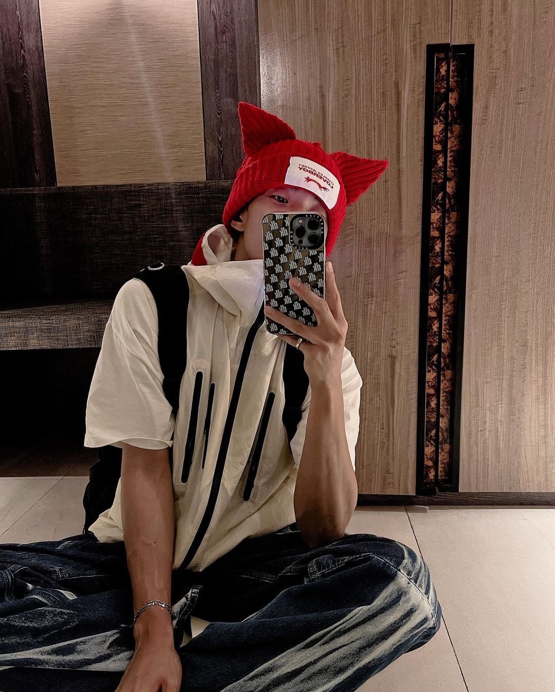 쫑긋 귀 포인트🦊❤️러버보이 비니 이미지7