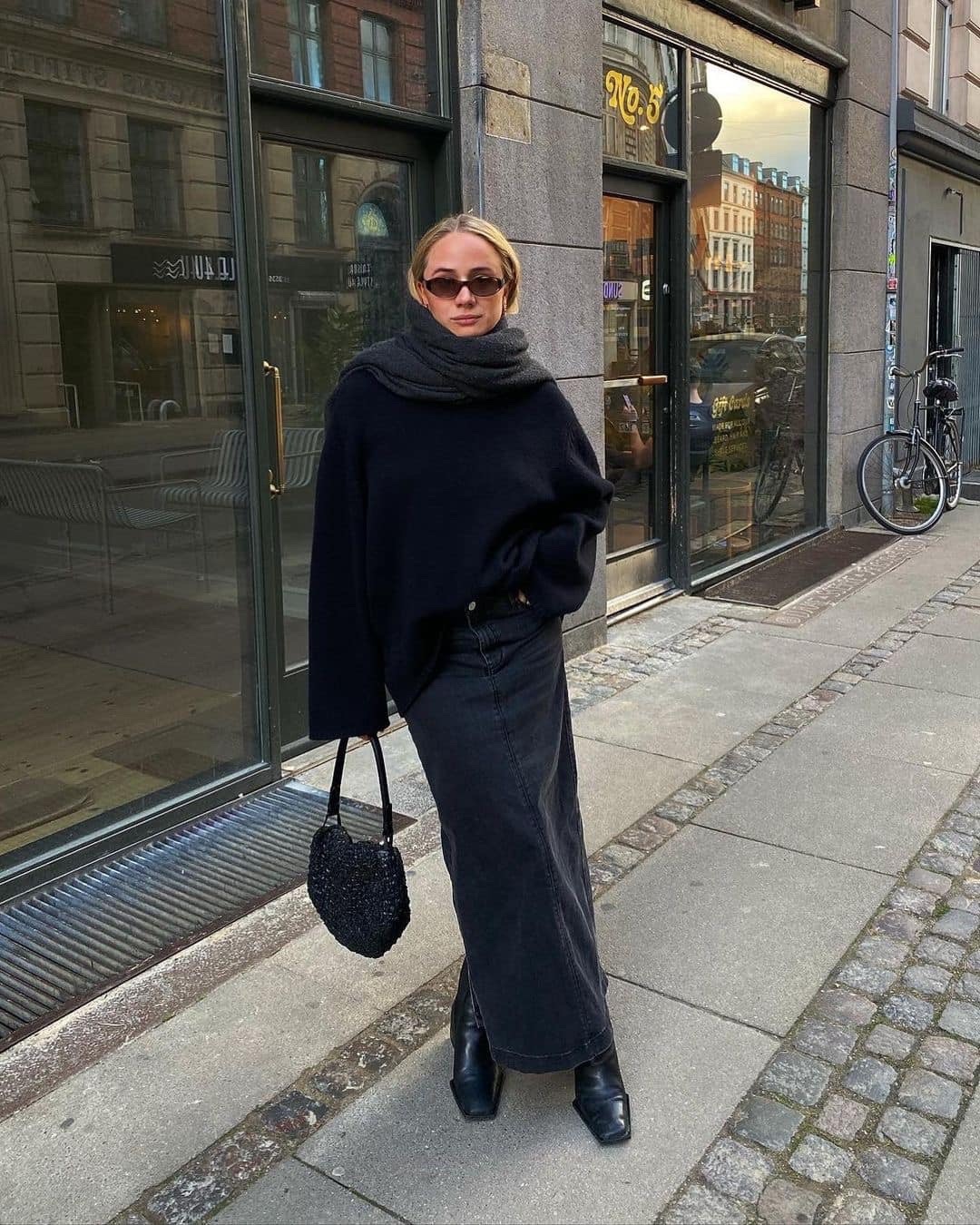 출근룩으로 롱스커트 어때💕 이미지