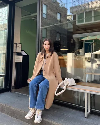 희령언니☃️🤎 겨울 롱코트룩 이미지