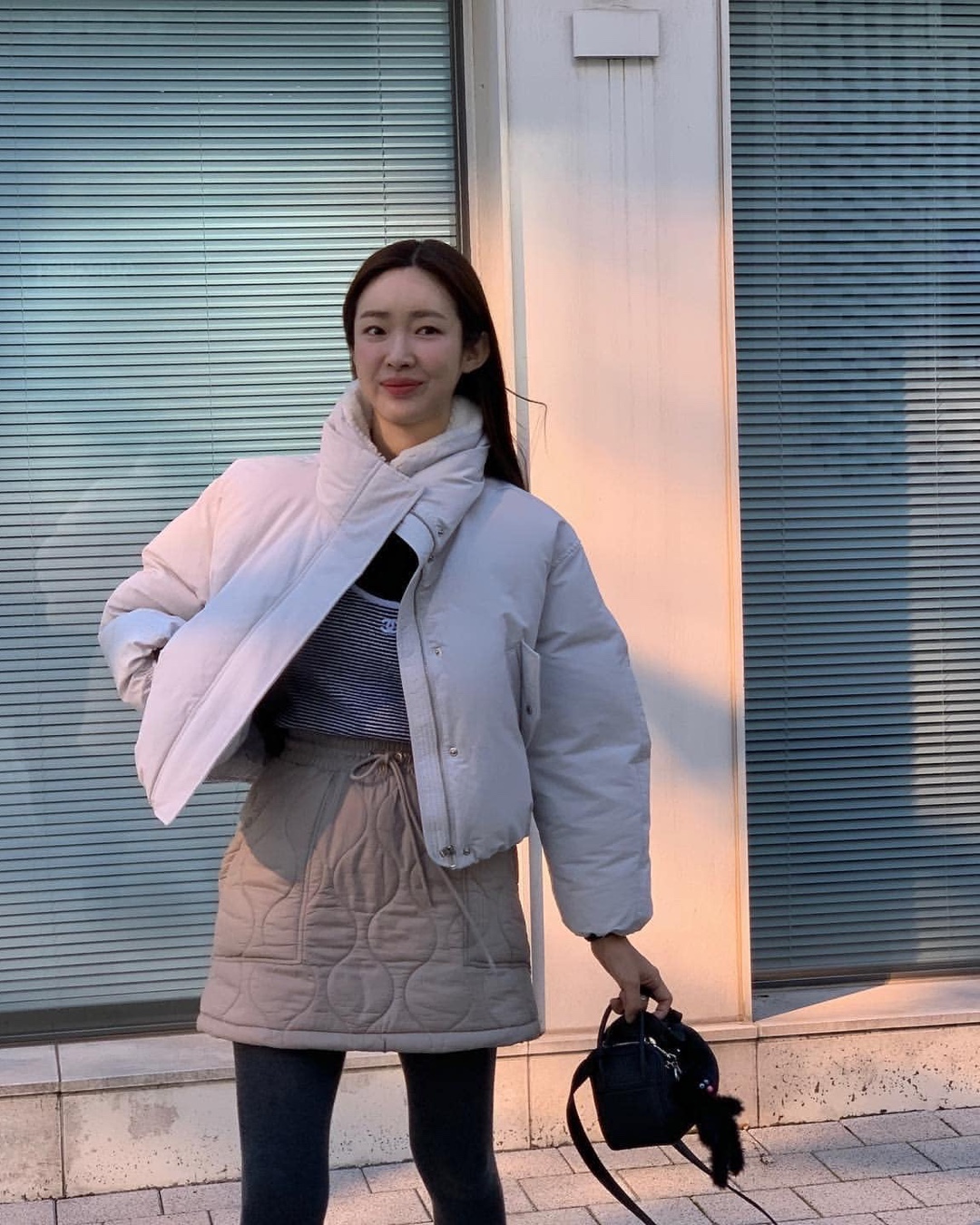 숏패딩 요즘 코디 모음☑️🤍 이미지3