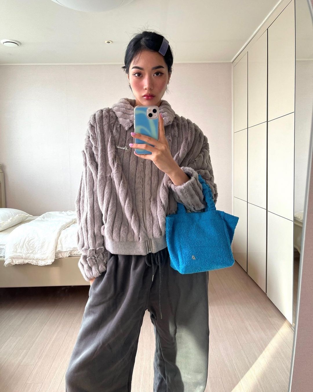 보송함 속 힙매력❤️🤍NBA퍼자켓 이미지