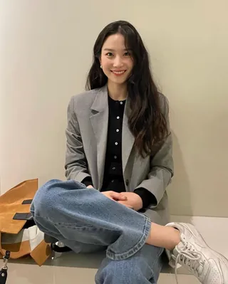 가을엔 청바지 이렇게👖🤍장희령 이미지
