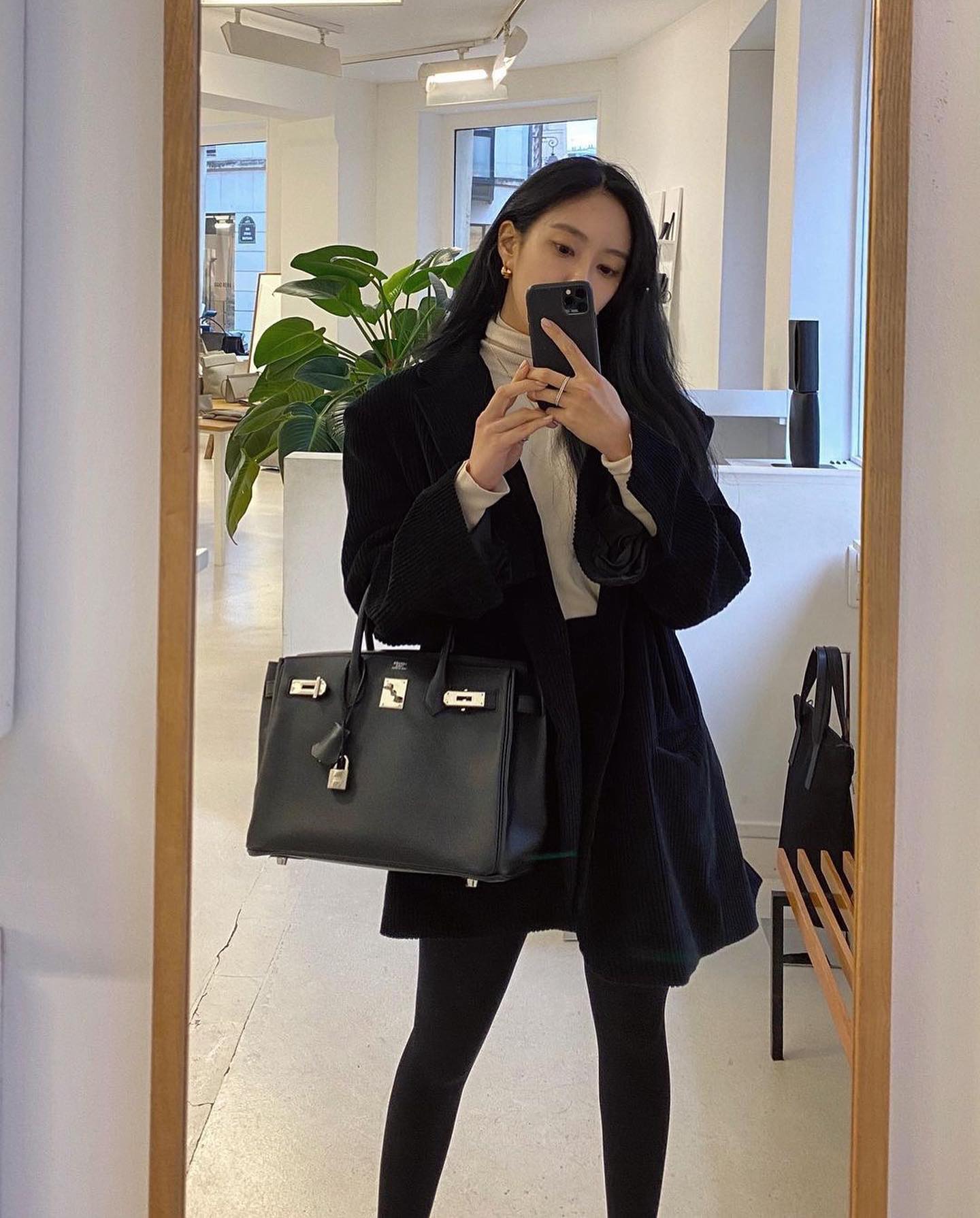 에르메스 버킨백 느와르💼🖤효민 이미지2