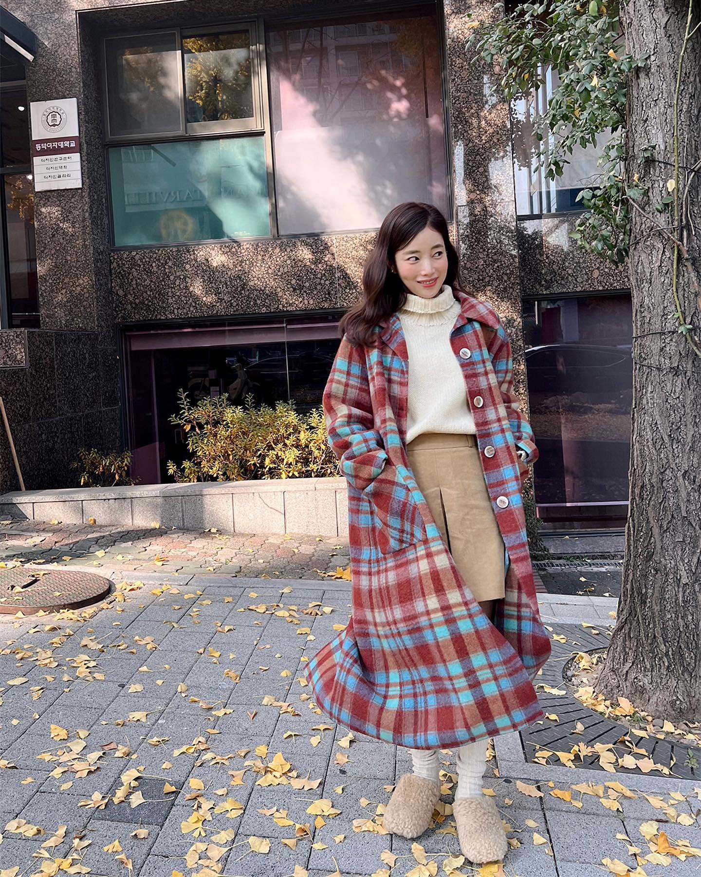 겨울 체크무드 이렇게❤️💙기은세 이미지5