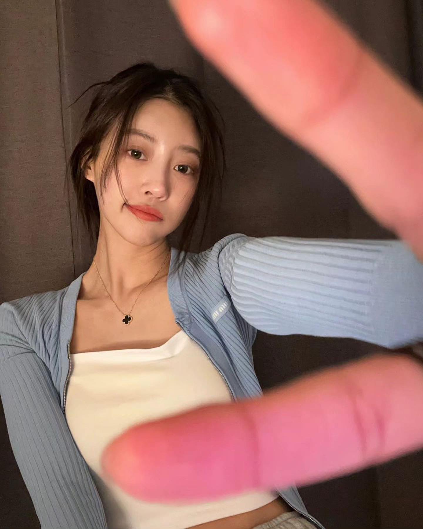 미주 데일리 목걸이 반클리프🍀🖤 이미지1