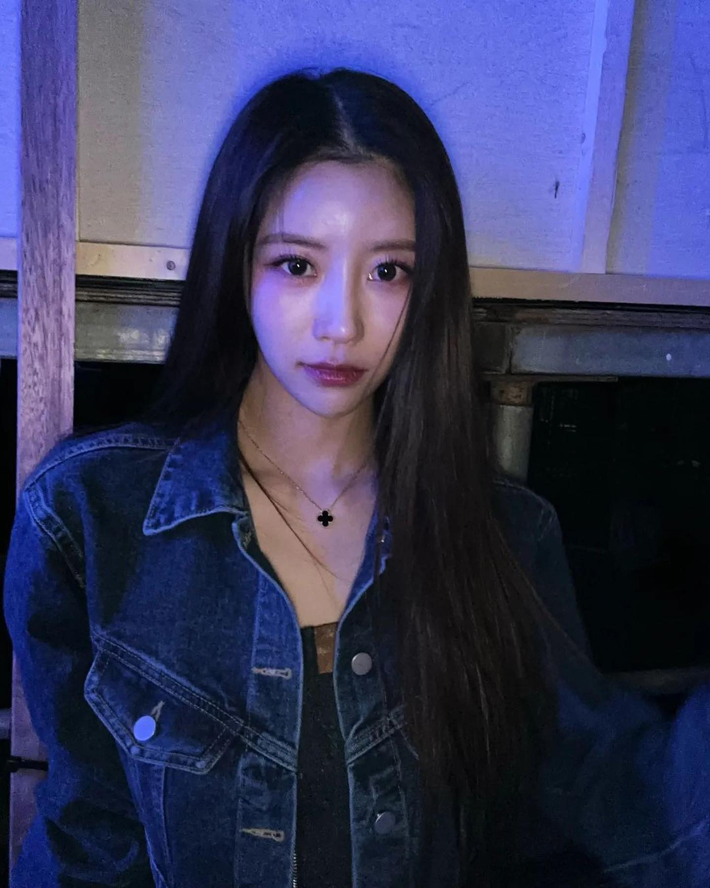 미주 데일리 목걸이 반클리프🍀🖤 이미지3