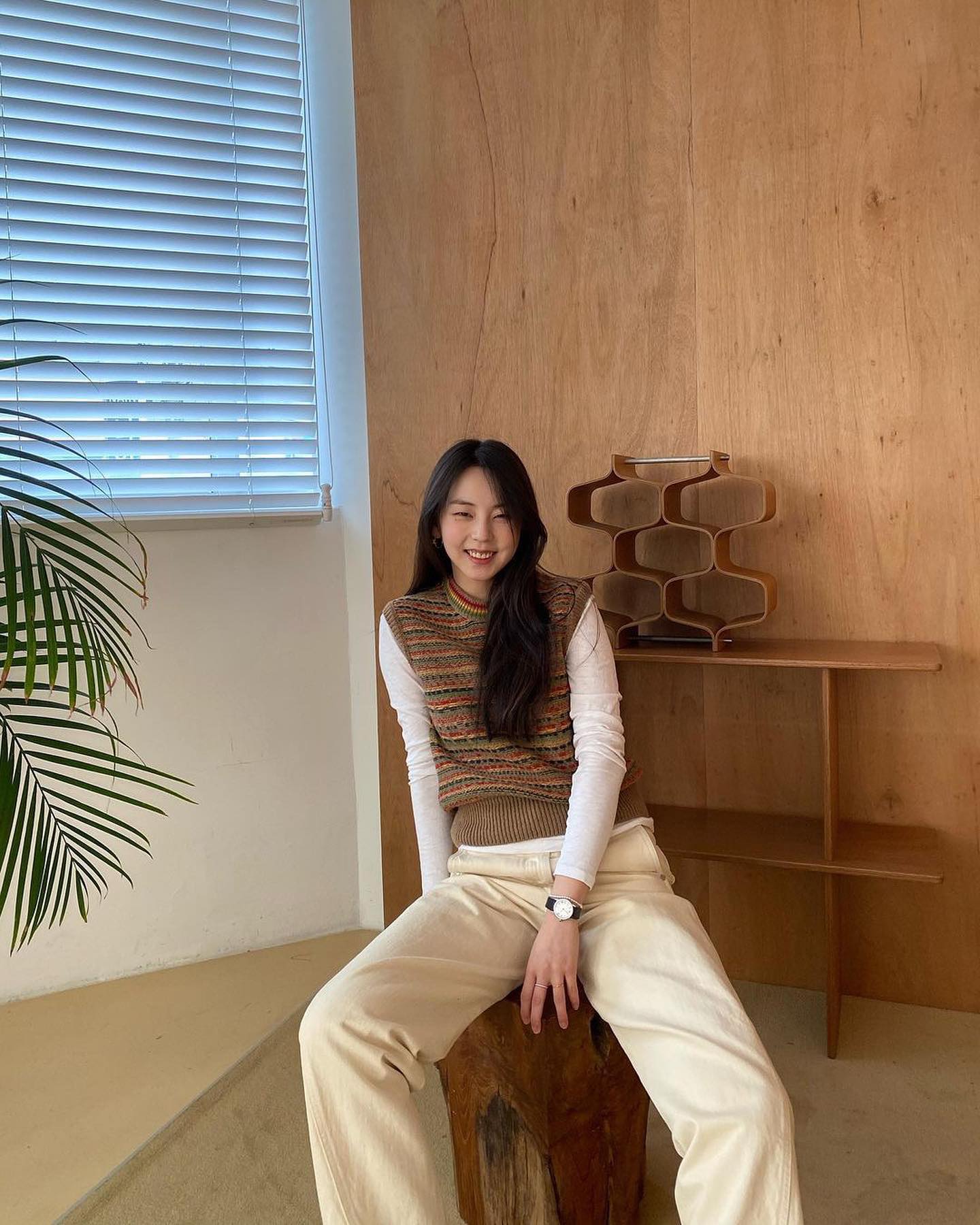 가을 흰바지 어렵지 않아🤍@소희 이미지2