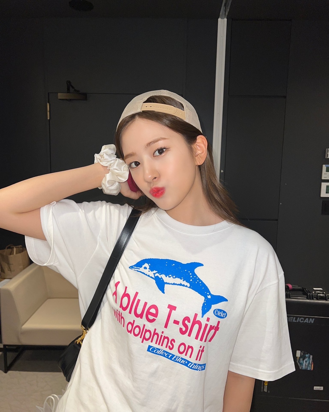 힙한 감성🐬🤍@테켓 반팔티​ 이미지2