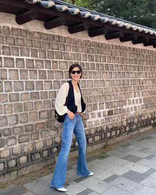 롱다리 효과✨ 세미부츠컷 데님👖 이미지